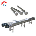 high performance shafteless steel screw conveyor for plastic powder /paper pulp/wood chip